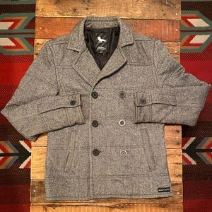 Double breasted peacoat